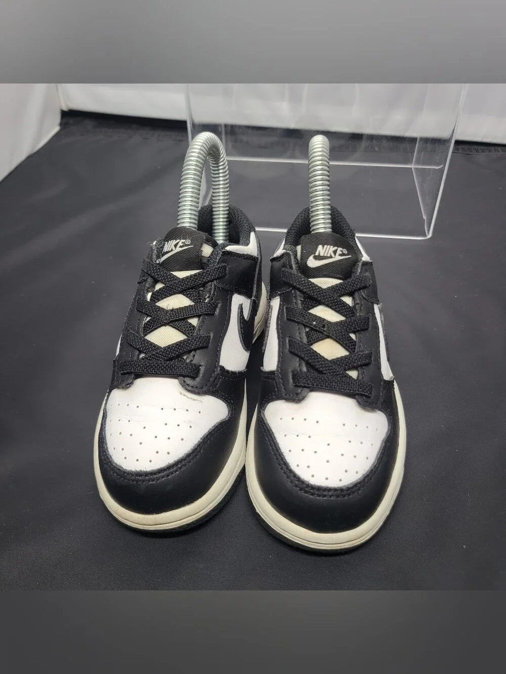Nike Dunk Low Black White Panda CW1588-100 kids Size 1Y